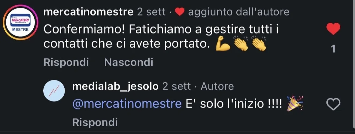 Commento di Mercatino Mestre su MediaLab